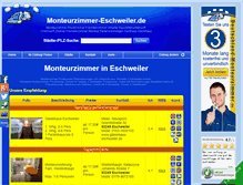Tablet Screenshot of monteurzimmer-eschweiler.de
